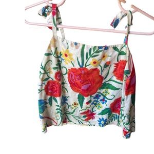Crewcuts Toddler Floral Tank Top